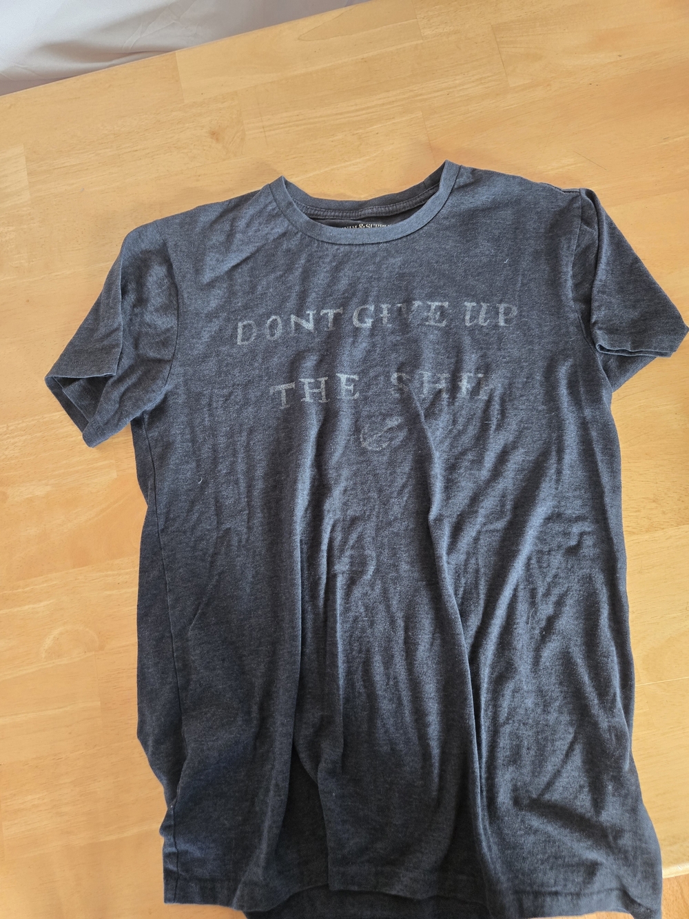 Denim & Supply Ralph Lauren Dark Charcoal Graphic Crewneck Tee